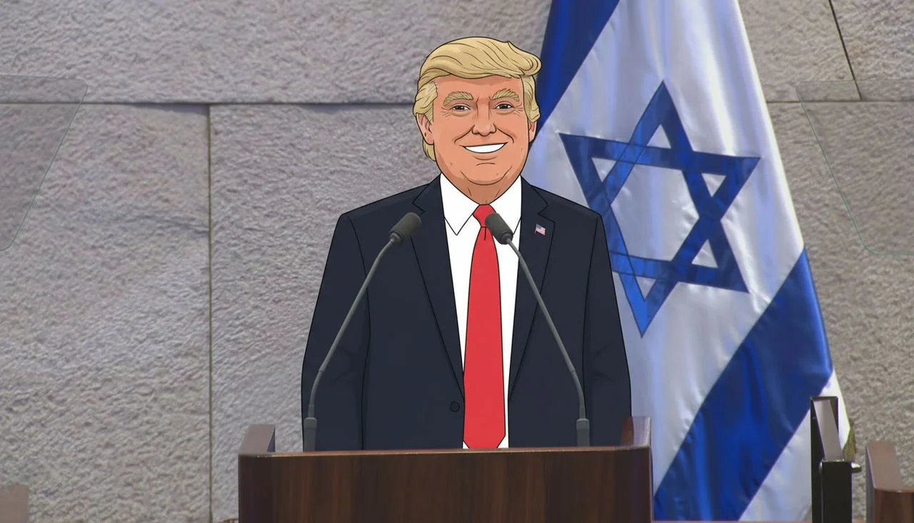 Donald Trump Knesset Speech By Danielrosehill Dkqpk7w Fullview
