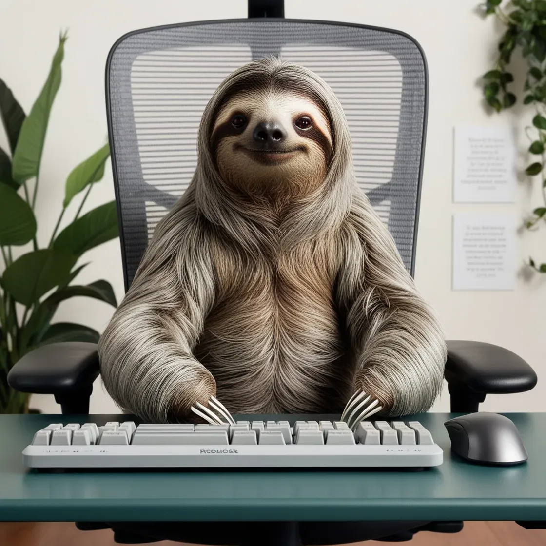 Ergonomic Sloth
