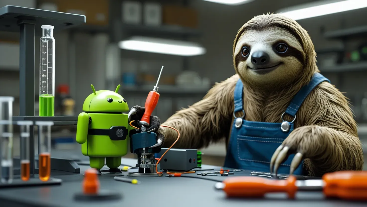 Sloth And Android 1