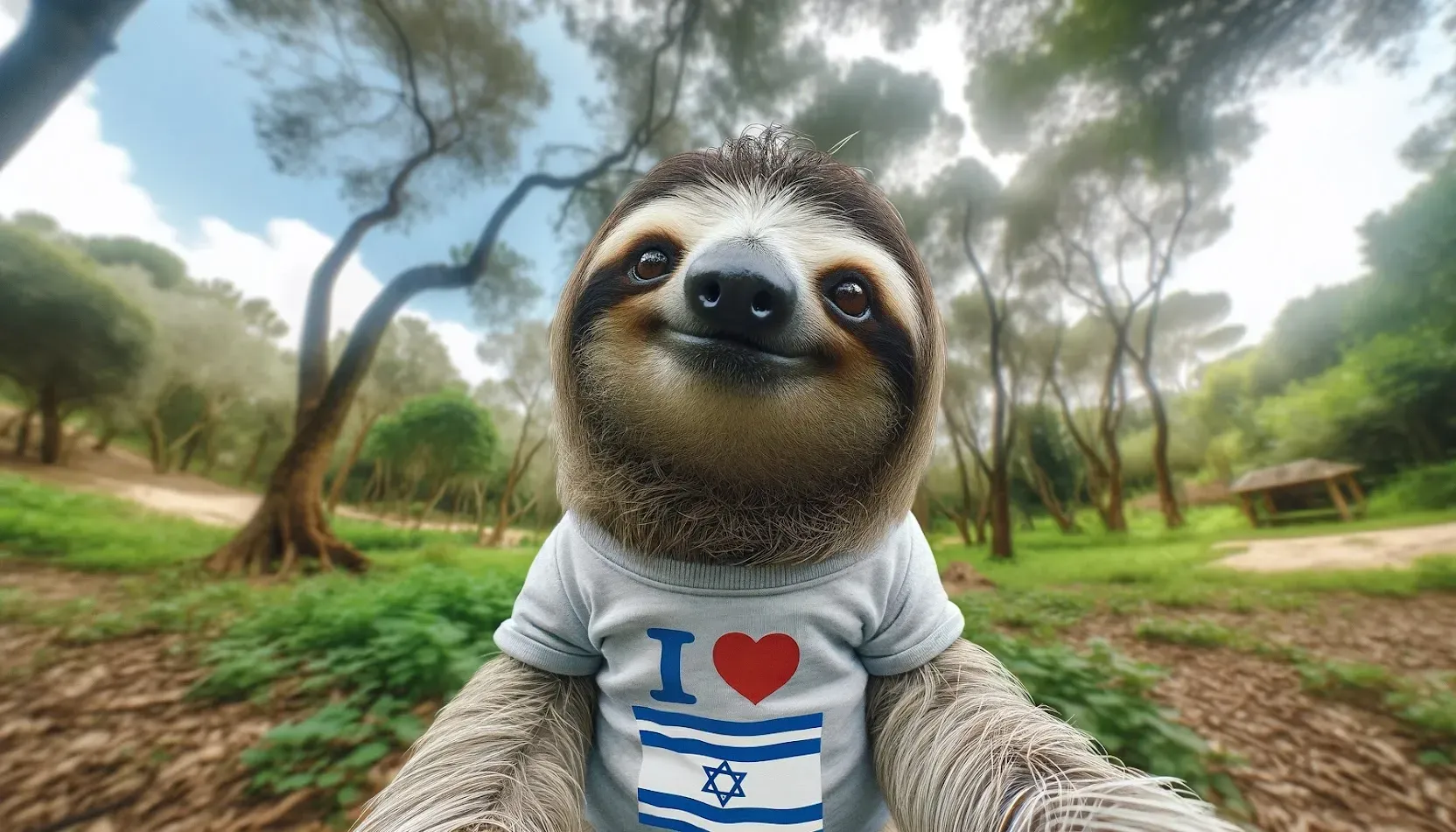 Sloth Israel Tshirt