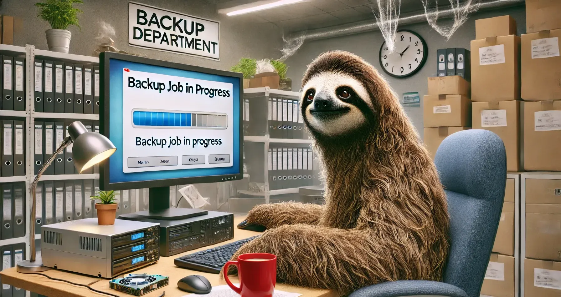Sloth Taking Backups