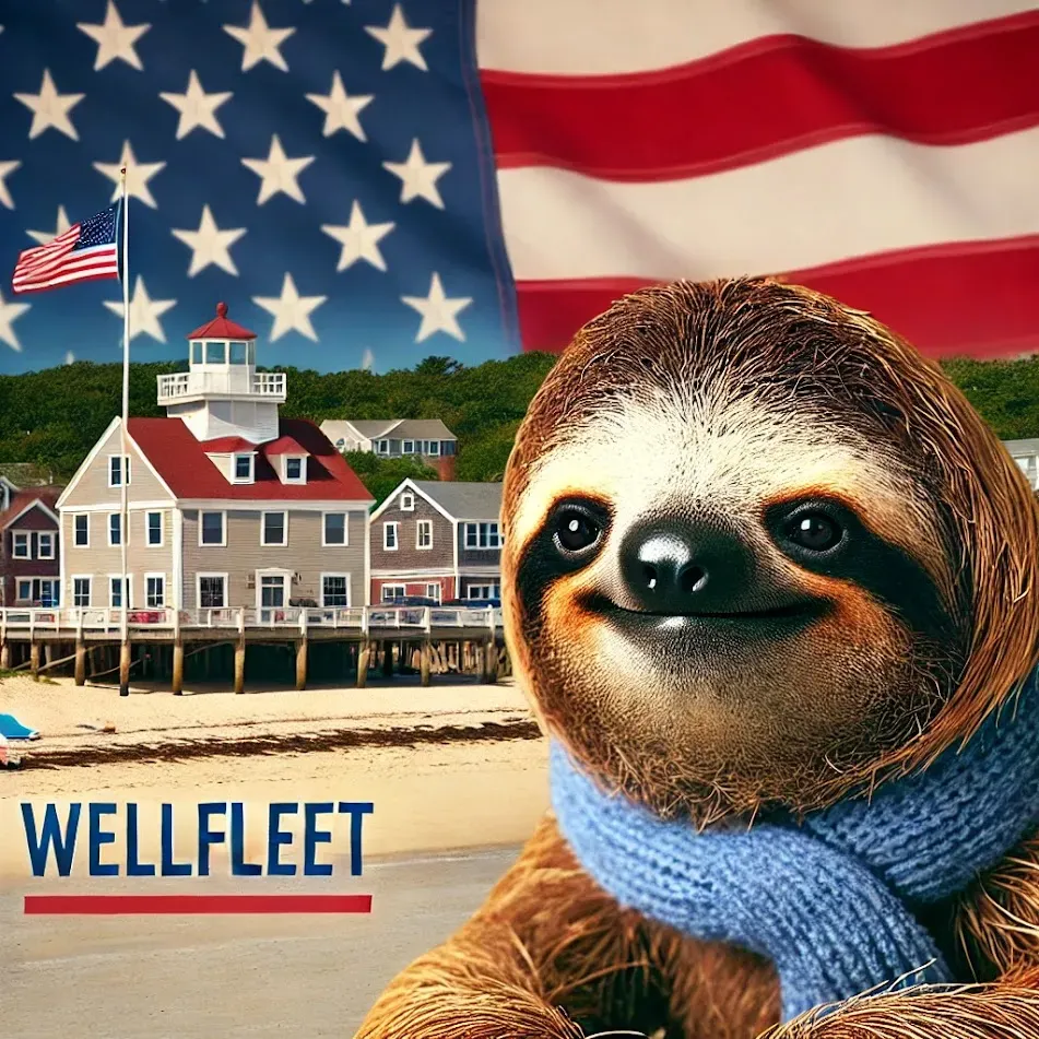 Sloth Wellfleet Poster