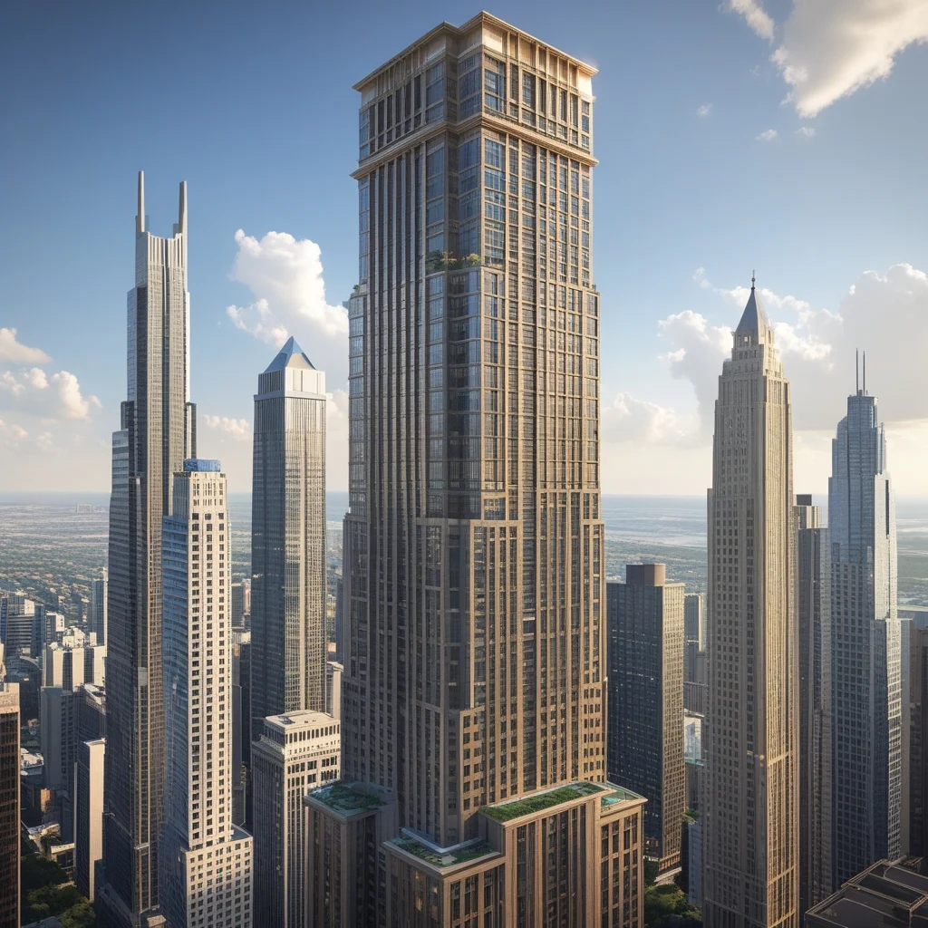 Tall Skyscrapers Cityscape